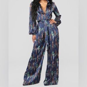 Fashionable Womens Silk Jumpsuit